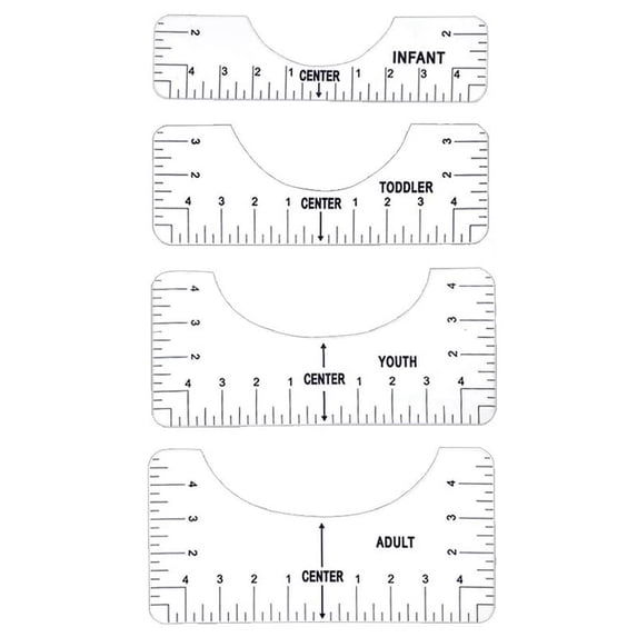T-Shirt Ruler Guide Alignment Tool for Vinyl, Alignment Tool for ...