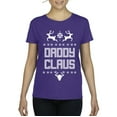 thumbnail image 1 of T-Shirt Santa Claus Daddy Xmas Sweater Womens Shirts, 1 of 5