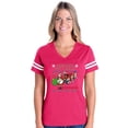 thumbnail image 1 of T-Shirt Santa'S Pit Crew Womens Shirts V-neck, 1 of 4