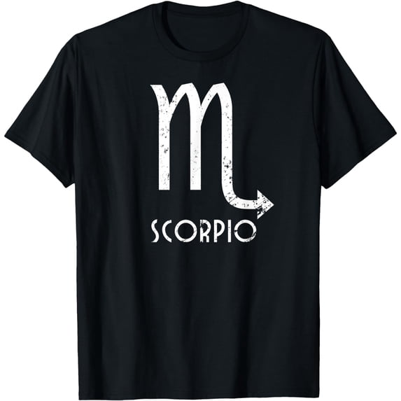 T-Shirt Scorpio Zodiac Sign October November Birthday Gift