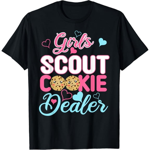 T-Shirt Scout For Girls Cookie Dealer Women Funny