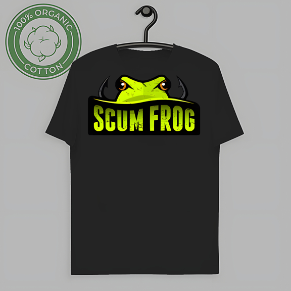 T Shirt Scum Frog Fishing Lures Funny Frog Graphic Vintage Men's Short Sleeve T-Shirt-TH59453