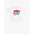 thumbnail image 1 of T-Shirt Short Sleeve Crew Neck Shark Printed Cotton, 1 of 3