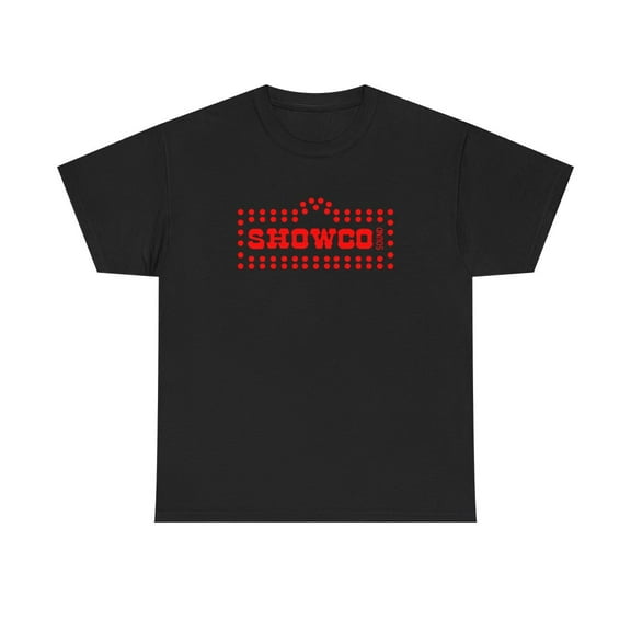 T Shirt Showco Show Co Sound Concert Classic Red Black White Yellow Tee - Black / L