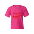 thumbnail image 1 of T-Shirt Sleigh Hair Don'T Care Unisex Youth Shirts, 1 of 5