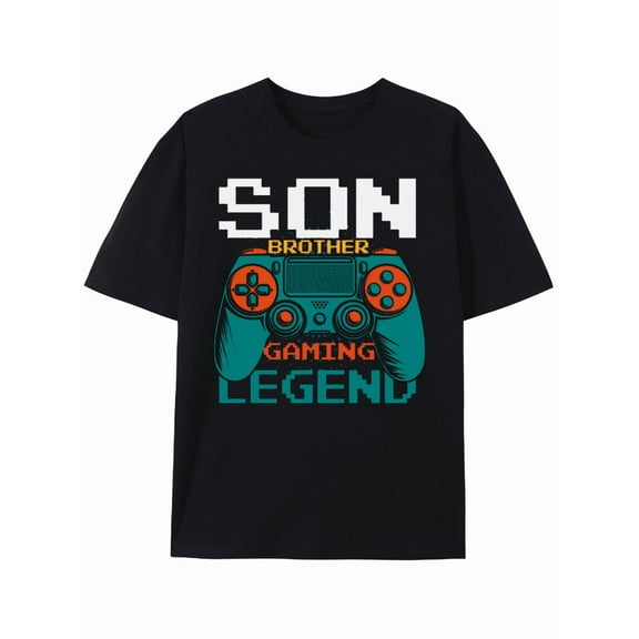 T-Shirt Son Brother Gaming Legend Controller Graphic Tee