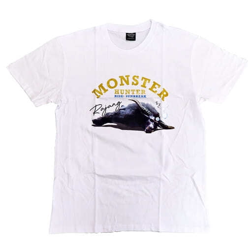 T-Shirt Suyasuya Rajang White Free Size Monster Hunter Rise Sunbreak ...