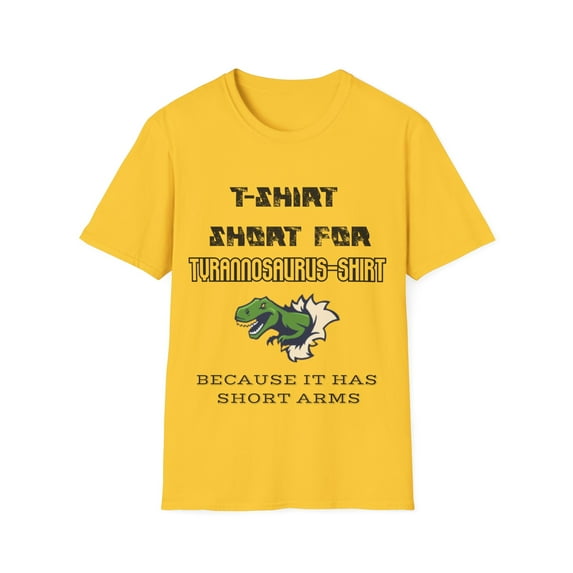 T-Shirt T-Rex Short Arms Funny Novelty Graphic Men Women Art