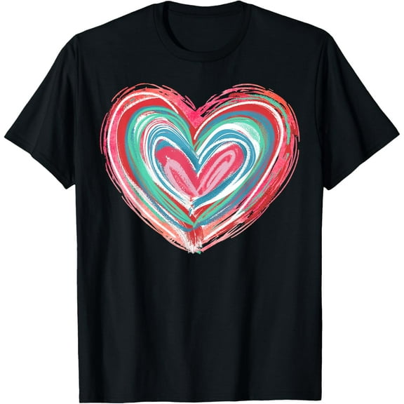 T-Shirt Valentines Day Heart Men Women