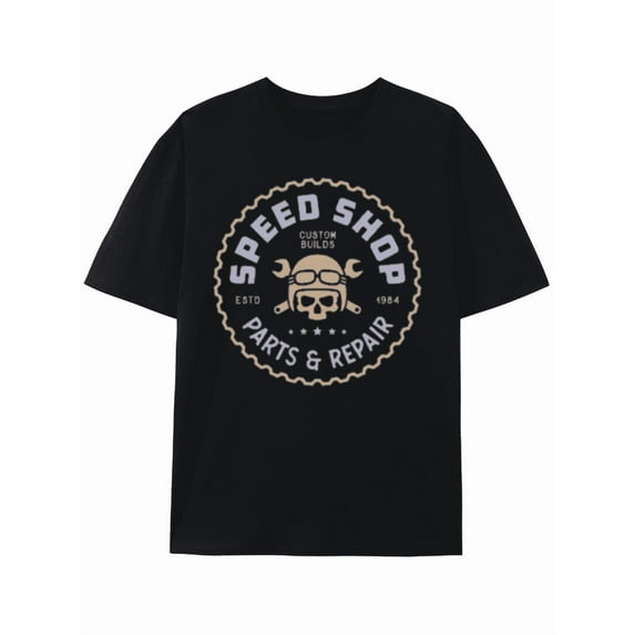 T-Shirt Vintage Speed Shop Parts & Repair Graphic Tee