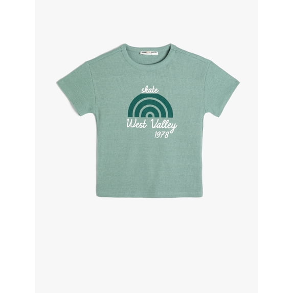 T-Shirt Waffle Textured