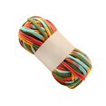 thumbnail image 1 of T Shirt Yarn Carpet Yarn Hand Knitting Crocheting Knitting Yarn Fabric Cloth Yarn for Coasters Rugs Tapestry Home Decor Scarf Green Red Yellow, 1 of 10