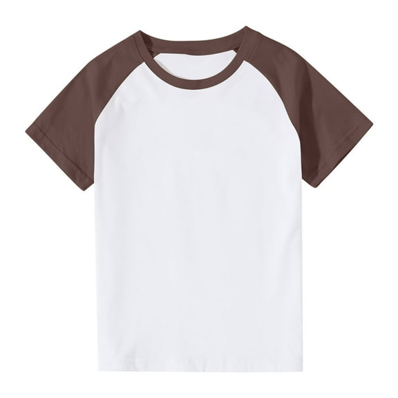 T Shirt for Kids Boys Undershirts 10-12 Cute Shirt for Girls Little Boys Clothes Boys Under Shirts Kids Shirts Boys 10-12, Brown