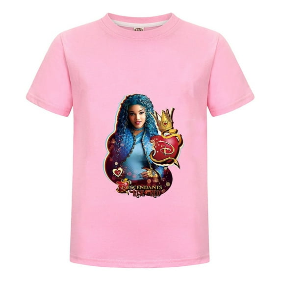 T-Shirt for Kids – Descendants 4 Red Character Design Short Sleeve Tee