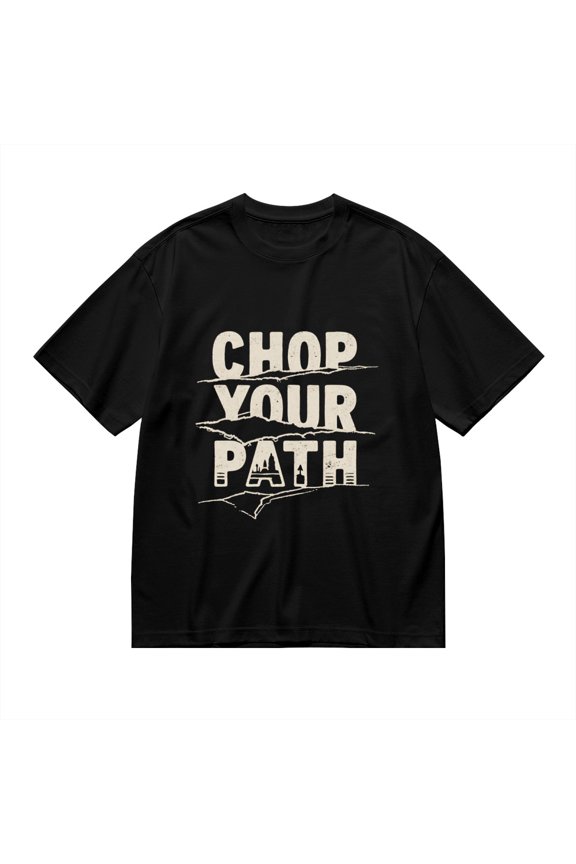 T Shirt for Men, Chop Your Path,Mountain Print, Vintage Graphic Tees Men, 23931414,3XL