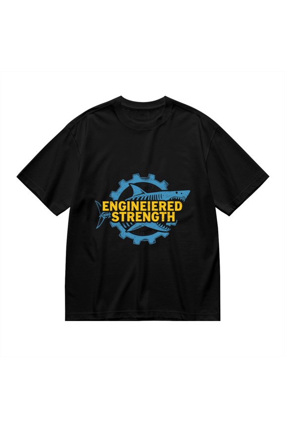 T Shirt for Men, Engineered Strength,Gear Print, Vintage Graphic Tees Men, 23931489,3XL