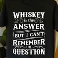 thumbnail image 1 of T-Shirt for Men Funny Graphic Casual Short Sleeve Round Neck Gift - Men'S Funny Whiskey Lover T - Whiskey is the Answer Graphic Tee, 1 of 7