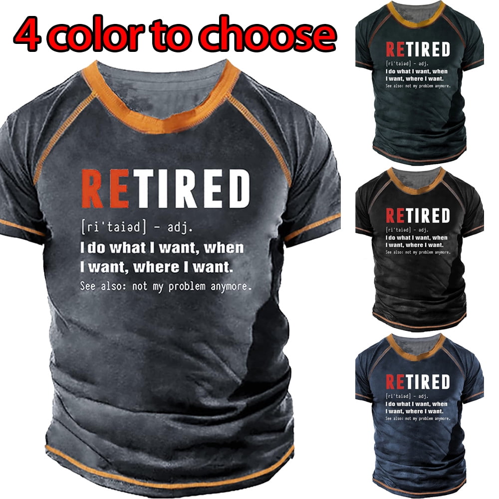 T Shirt for Men Funny T Shirts Letter Graphic Prints Crew Neck 3D Print Outdoor Street Short Sleeve Print Vintage Sports Clothing Adult Apparel