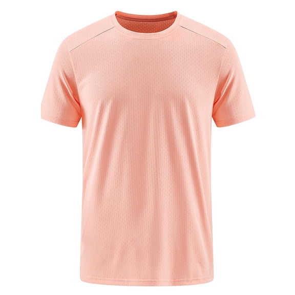 T-Shirt for Men Gradient Short Sleeve Shirts Summer Casual Street Fashion Tees Slim Fit Crewneck Tees Tops