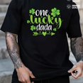 thumbnail image 1 of T-Shirt for Men Graphic Comfort Colors Casual Loose Fit Short Sleeve Round Neck Print - Men's Lucky Dada Shirt Short Sleeve T, 1 of 7