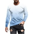 thumbnail image 1 of T-Shirt for Men,Sleeves for Men,Casual Round Neck Long Sleeve Pullover Printed T-Shirt Blouse,Mens Long Sleeve, 1 of 8