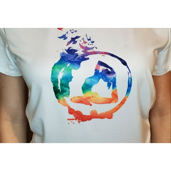 T-Shirt in polyester. T-Shirt Women. Yoga Shirt