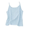 thumbnail image 1 of T-Shirts For Little Girls Summer Casual Sleeveless Tank Top With Striped Design Vest Tops Basic Tees Size 7-8T, 1 of 7