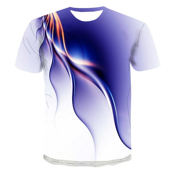 T-Shirts For Men Men's 3D Novelty Tshirts Men Graphic Funny Tees 3D Printed Crew Neck Short Sleeve Summer Casual Tees Tops Mens T Shirt