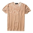 thumbnail image 1 of T Shirts For Men Velvet Velour Fashion Hop Slim Simple Short Sleeve Mens Tops, 1 of 7