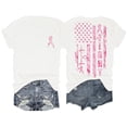 thumbnail image 1 of T-Shirts For Women Breast Cancer Awareness Breast Cancer Awareness T Shirt Womens Tops, 1 of 3