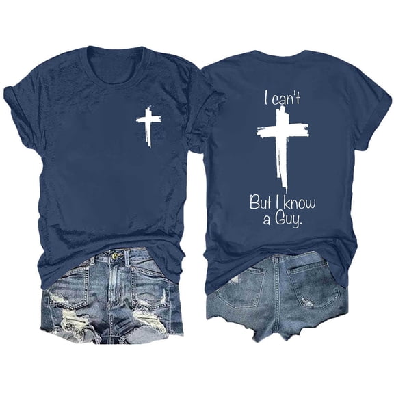 T Shirts For Women Fashion Tees Tops Printed Round Neck Solid Color Short Sleeved Plus Size Clothes