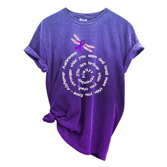 T Shirts For Women Womens Tops Awareness Memories Matter T Shirt