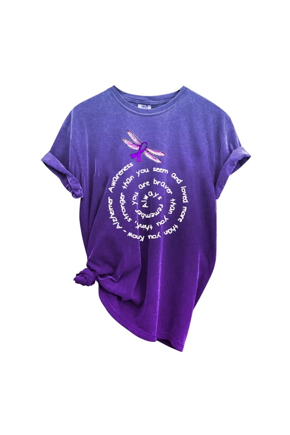 T Shirts For Women Womens Tops Awareness Memories Matter T Shirt