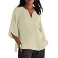 thumbnail image 1 of T Shirts For Women Womens Tops Classic Version Of Cotton Short Sleeve Crewneck Loose Printed T Shirt, 1 of 5