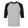 thumbnail image 1 of T-Shirts Heavy Cotton Three-Quarter Raglan Sleeve Baseball T-Shirt, 1 of 5