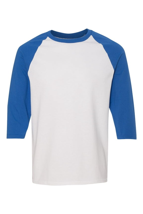 T-Shirts Heavy Cotton Three-Quarter Raglan Sleeve Baseball T-Shirt