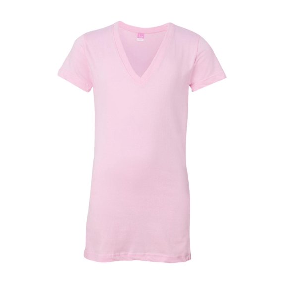 T-Shirts Junior Fit V-Neck Fine Jersey Tee