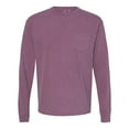 thumbnail image 1 of T-Shirts - Long Sleeve Garment Dyed Heavyweight Ringspun Long Sleeve Pocket T-Shirt, 1 of 3