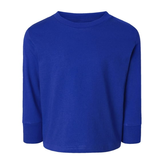 T-Shirts - Long Sleeve Toddler Long Sleeve Cotton Jersey Tee