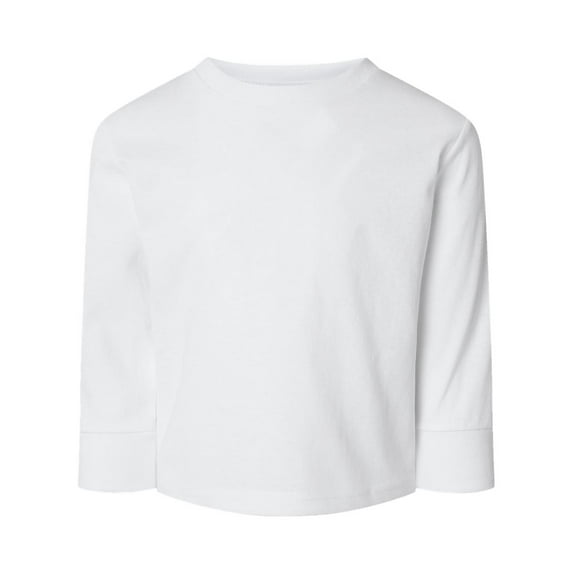 T-Shirts - Long Sleeve Toddler Long Sleeve Cotton Jersey Tee