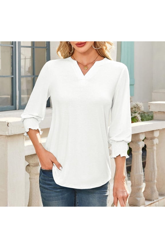 Young adult fashion T Shirts Loose Sleeveless Tops For Women Dressy Womens Tops Dressy Casual V Neck Flutter Sleeves Try Before You Buy Womens Clothing Orders