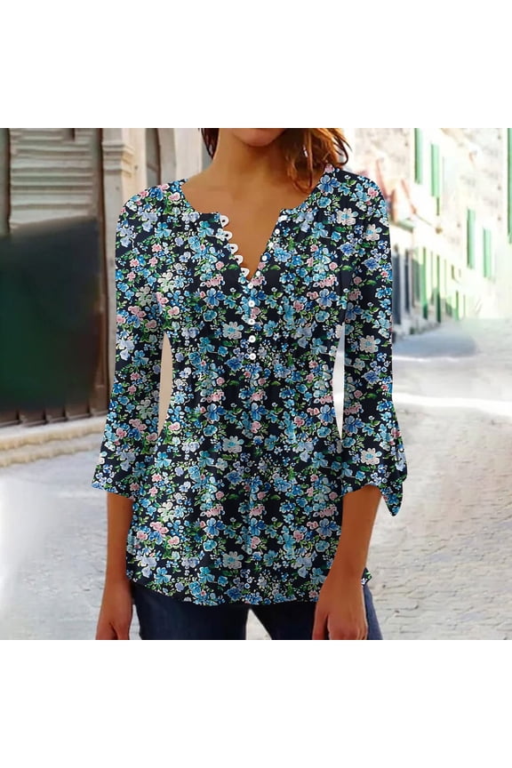 T Shirts for Women 3/4 Sleeve Summer Blouses with Sleeves for Women 2025 Cotton Summer Blouses for Women 2025 Plus Size Shirt Dresses for Curvy Women my orders