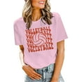 thumbnail image 1 of T Shirts Women Volleyball Shirts Volleyball Team Tee Tops Volleyball Graphic Casual Short Sleeve Shirts, 1 of 4