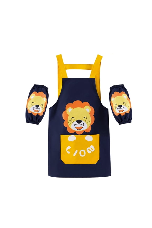 T Shirts for Boys Art Smock Painting Apron Durable Coverall Kitchen Chores Toddler Clothing