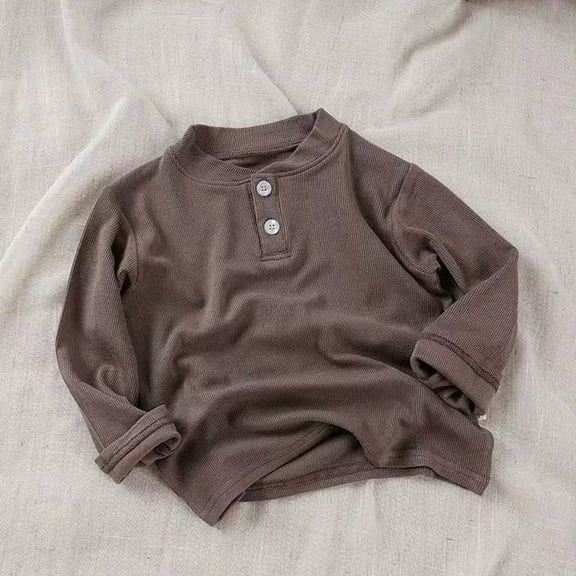 T Shirts for Girls Coffee Long Sleeve Shirt Girls Boys Crew Neck Basic Tees Boys Fall Shirt Girl Clothes Size 13-14 Years