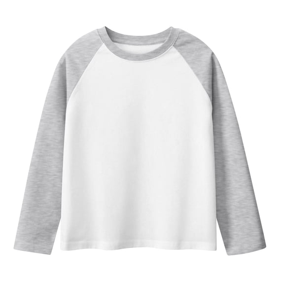 T Shirts for Kids Girl Boy Fall Winter Long Sleeve Crewneck Spandex Graphic Thermal Tops Shirt Child 2026 Soft Comfy Clothes 7 Years