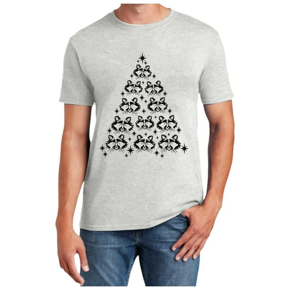 T Shirts for Man Christmas Short Sleeve Funny Graphic Pajamas Tee Crew Neck Casual 2025 Fashion Family Xmas Gift Mens Shirts White XXL