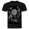 T Shirts for Man, Men's Novelty TShirts, Chalkboard Drawing Valentine