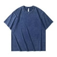 thumbnail image 1 of T Shirts for Man,Men's Oversized T-Shirts Loose Fit Vintage Washed Tee Unisex Short Sleeve Casual Shirts Tops, 1 of 6