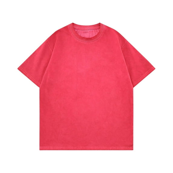 T Shirts for Man Mens Fitted Tshirts Men's Oversized Cotton T-Shirts Loose Fit Vintage Washed Tee Unisex Short Sleeve Casual Shirts Tops
